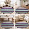thumbnail image 4 of Small Round Rug 3Ft, Modern Boho Art Non-Slip Washable Circle Rugs Carpet, Colorful Abstract Bohemian Paisley Minimalist Indoor Outdoor Rug Floor Mats Throw Runner for Bedroom Living Room Bathroom, 4 of 8