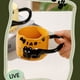 thumbnail image 5 of Taza De Cerámica 1 pieza de taza apilable para gatos con asa grande con letras inglesas taza de café taza cerámica para niños y amantes de los gatos Diseño divertido de gatos 3,66x3,15 JASKFLY, 5 of 8