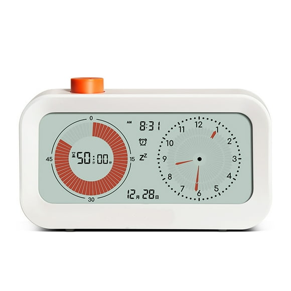 Minuterie Numérique pour Enfants Productivité Visuelle / Alarme Fonction Duvet Affichage CALENDRAL SNOOZE SETT SON REMING
