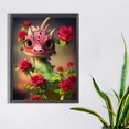 thumbnail image 3 of Diamante pintura 5D DIY taladro redondo completo dinosaurio Kit decoración del hogar arte artesanía Hugtrwg Para estrenar, 3 of 9