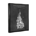 thumbnail image 3 of Stupell Industries Detailed Castle Diagram Chart Graphic Art Jet Black Floating Framed Canvas Print Wall Art, Design by Karl Hronek, 3 of 6