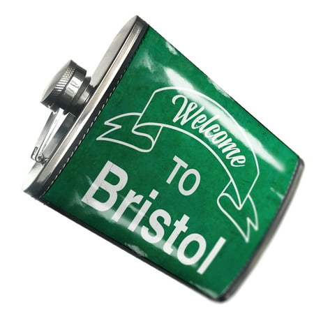 

NEONBLOND Flask Green Sign Welcome To Bristol