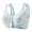 Blue, variant on Fmbrln Womens Wireless Bra Plus Size Front Closure Lace Splice Fixed Cup Push Up Breathable Wirefree Bra Everyday Bras for Daily Comfy Purple 2XL