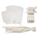 thumbnail image 5 of AWELL Caja de dulces de regalo blanca a granel con puntos dorados 2x2x2 pulgadas con cinta Caja de regalo para fiestas Puntos dorados Paquete de 50, 5 of 5