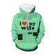 thumbnail image 1 of WILLBEST Sudaderas En Pareja Sudaderas con Capucha para El Día De San Valentín para Hombres y Mujeres Día De San Valentín para Hombres Mediana​​, 1 of 2