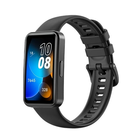 WNG Upgrade Your Sport Experience with Huawei Smart Band 8 Single Color Silicone Watch Strap Offering Secure Fit & Comfortable Wear All Day Long
