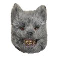 thumbnail image 2 of Juguete Disfraz de máscara de lobo aterrador de Halloween para adultos, accesorios de decoración para fiestas AMMAO MXZZ23418A3871, 2 of 2