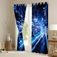 thumbnail image 3 of Castle Fairy Blue Car Boy Black Out Curtains,Extreme Sport Curtains Pack of 2 (42x63 Each), 3 of 6