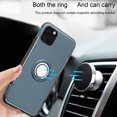 thumbnail image 4 of Goldcherry for iPhone 11 Pro Max Case with Ring Holder,Slim Dual Layer Shockproof Case Cover Built in Ring Stand 360° Rotating Holder Kickstand for Apple iPhone 11 Pro Max 6.5" 2019 (Navy), 4 of 7