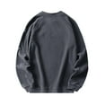 thumbnail image 4 of XL-6X Plus Size Fleece Sweatshirts for Men with Zipper Big & Tall Long Sleeve Shirts Mens Pullover Solid Color Thermal Warm Mock Neck Sweatshirt Tops, 4 of 8