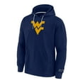 thumbnail image 2 of Men's Fanatics Navy West Virginia Mountaineers Pace Pullover Hoodie, 2 of 3