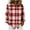Fall Clothes Red, variant on Womens Plaid Shirts, Long Sleeve Shirts for Women Fall Fashion Loose Fit Printed Lapel Button Down Dressy Blouses