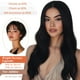 thumbnail image 5 of Extensiones Halo, cabello humano real, color negro azabache, 22 cm, 5 of 9
