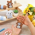 thumbnail image 2 of Crochet Kit for Beginners Bear Amigurumi DIY Starter Kit with Yarn Hook and Easy Video Tutorial Learn to Crochet Gift for Adults and Teens, 2 of 7
