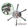 thumbnail image 4 of Steel Wire Grass Trimmer Head, 2025 Upgrade String Trimmer Replacement Head, Electric Weed Blades Head Wired Trimmer Head Replacement Weed Wackers Attachment for Lawn Mower Tray, 4 of 8