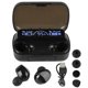 thumbnail image 1 of Auriculares Bluetooth Lámpara de respiración Pantalla LED HD Control táctil Auriculares inalámbricos para hablar Negro, 1 of 14