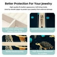 thumbnail image 3 of Sea Turtle Travel Portable Square Organizer Box: Earring Organizer & Jewelry Display for Girls and Women, 3 of 6