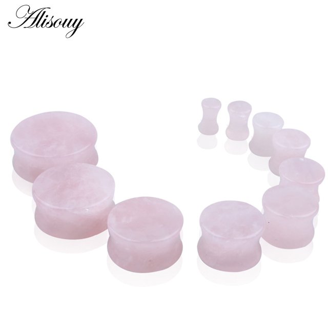 1 unidad de tapones para los oídos de piedra, calibres, pendientes para mujeres y hombres, tapón para los oídos, túnel de carne, Piercing expansor, expansor de oreja, Piercing para el cuerpo, joyería Tan Jianjun unisex