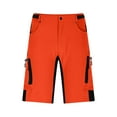 thumbnail image 3 of YLSDY Summer Men's Cycling Shorts Mountain Bike Downhill Loose Outdoor Sports Riding Road Bicycle Motorcylce Trousers Orange L, 3 of 6