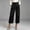 Pants-Black, variant on Wrap Front Denim Culottes Pants for Women Wide Leg Cropped Jeans Casual High Rise Trousers with Pockets for Streetwear and Summer Everyday Fashion Blue XXL