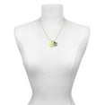 thumbnail image 2 of Delight Jewelry Acrylic 1" Disc Lime Green Imitation Pearl - Silvertone Senior Class of 2026 Dome Necklace, 18", 2 of 5