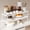 White, variant on Expandable Cabinet Shelf Organizer, 2 Pack Stackable Kitchen Counter Shelf Riser, Metal Spice Rack Heavy Duty Countertop Organizer Storage for Kitchen, Pantry, Cupboard, Rv (5.9in Height,White)