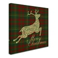 thumbnail image 2 of Trademark Fine Art ' Merry Christmas Plaid 2' Canvas Art by Jean Plout, 2 of 3