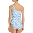 thumbnail image 2 of Aqua Swim BLUE SEA LIFE Printed Asymmetric One Piece Swimsuit, US Medium, 2 of 2