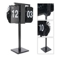 thumbnail image 1 of Flip Desk Clock, Retro Digital Flip Down Clock, Automatic Page Turning, Modern Mechanical Battery Powered Internal Gear Operated Clocks for Living Room, Home & Office Decor, 1 of 7