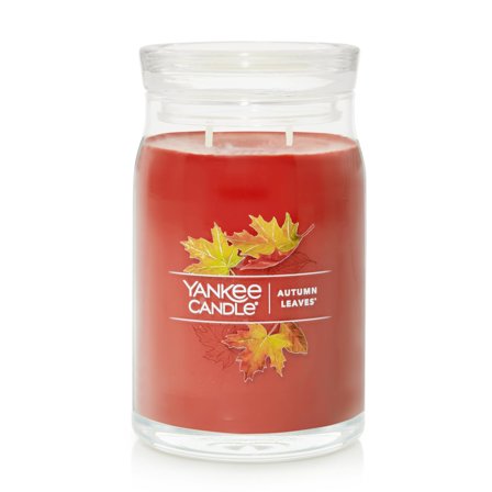 Yankee Candle Signature Large 2-Wick Candle, Autumn Leaves®, 20 oz