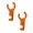 Orange, variant on Lightweight Caravans RVs Gas Bottle Wrench ABS Construction Gas Bottle Wrench Tools RVs Motorhome Campers Accessory Port