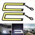 thumbnail image 1 of 1 unidad de luz LED COB en forma de U de 12 V para coche, luz diurna/antiniebla, 1 of 5