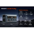 thumbnail image 4 of OSCAL PowerMax 1800 Solar Generator, 1024Wh LiFePO4 Battery, 1800W AC (3200W Surge), 11 Outlets, APP Control, 4 of 15