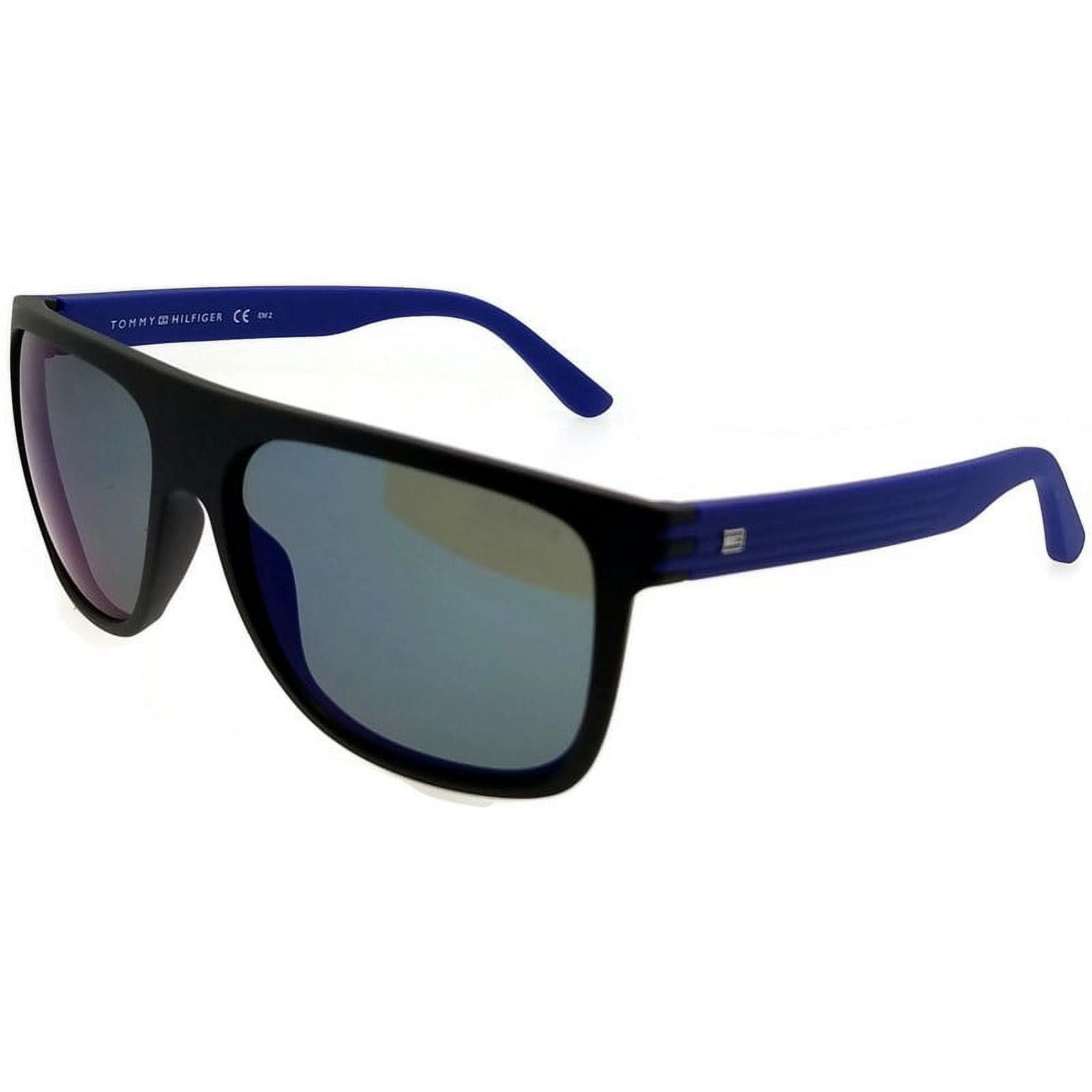 Tommy Hilfiger Grey Blue Mirror Square Men's Sunglasses TH 1277/S 0FB1/23 57