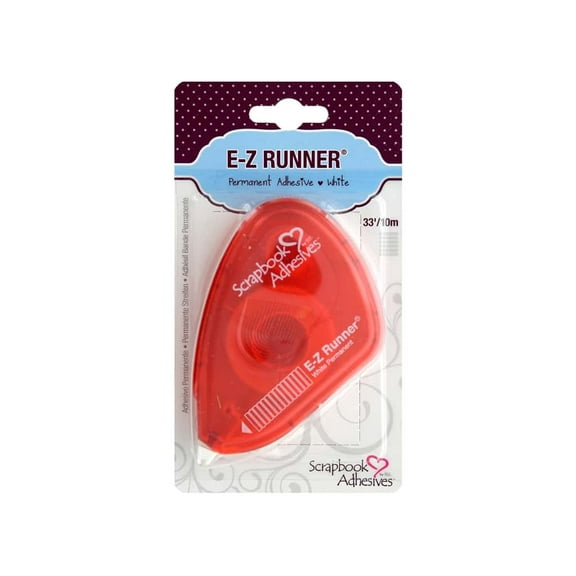 2PK Scrapbook Adhesives E-Z Runner Permanent Strips Dispenser 1