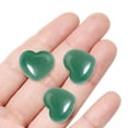 thumbnail image 4 of Sunxin Decorative Stones Crystal Natural Heart Shaped Polished Heart Shaped Gem Rose Quartz Amethyst All Kinds of Healing Crystal Palm Love Gem Set Bulk Energy Balance Meditation 18Mm, 4 of 5