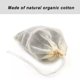 thumbnail image 4 of Organic and Reusable 50 Pack Cotton Tea Filter Bags for Eco Friendly Infusions, 4 of 10