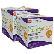 Clever Choice ComfortEZ Pressure Activated Safety 200 Lancets 28G