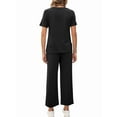 thumbnail image 2 of Conjunto Deportivo de Dos Piezas para Mujer, Informal, de Corta y Pantalón . Negro XL, 2 of 5