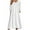 White, variant on Fjofpr Lounge Dresses for Women Women Fashion Solid Color Pocket Hooded Long Sleeve Plush Dress
