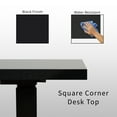 thumbnail image 5 of VIVO Electric 78" x 55" Stand Up Corner Desk, Black Table Tops, White Frame, 5 of 8