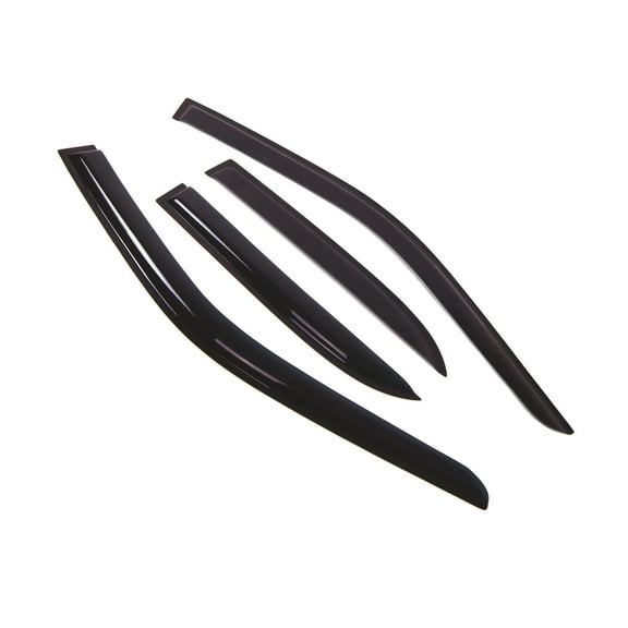 Tuningpros WD2-019 Outside Mount Window Visor Deflector Rain Guard Dark Smoke 4 Pcs Set For 2002-2007 Buick Rendezvous