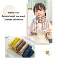 thumbnail image 4 of Amaiiu 3-10 Years Old Kids Winter Scarf Solid Color Knitted Scarves Wrap for Toddler Boy Girls, 4 of 9