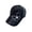 Black, variant on Women's Summer Sequin Baseball Cap with 3D Butterfly Embellishment, Adjustable Trucker Hat