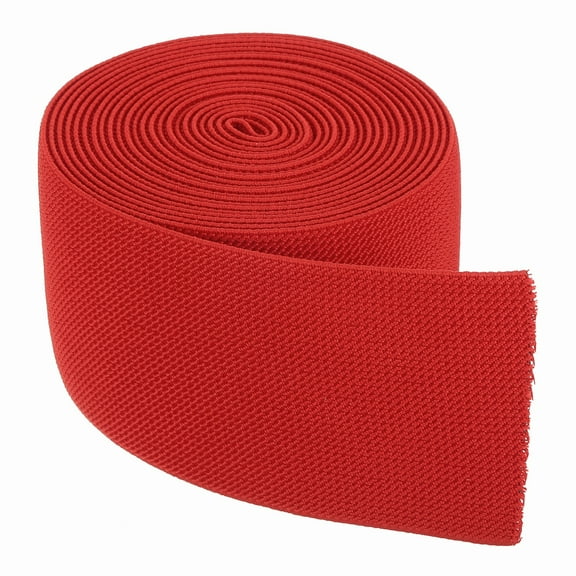 Elastic Bands for Sewing 3 Inch x 5 Yards Red Knit Elastic Spool