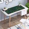 thumbnail image 3 of Large Mouse Pad, Desk Pad with Non-Slip Base Extended Mouse Pad XXL Keyboard Mouse Pad Desk Mat On Top of Desks for Work, Game, Office, Home - Emerald Marble (31.5x15.7 in), 3 of 5