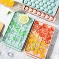 thumbnail image 4 of 33 Grids Ice Ball Round Ice Cube Mold Tray With Lid Ice Ball Maker Round Whiskey Sphere Mold Silicone DIY Mould for Kitchen Tool, 4 of 10