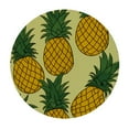 thumbnail image 2 of JEUXUS  Pineapple Round Fitted Table cover, Waterproof Round Table Cloth with Elastic Edged Washable Table Cover for Indoor Outdoor, Medium, 2 of 7