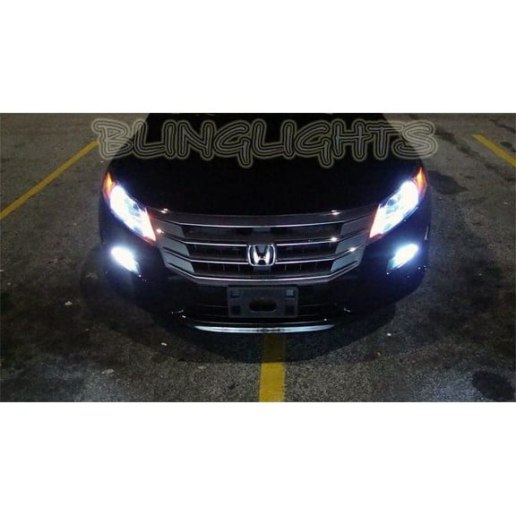 For Honda Accord Crosstour Bright White Headlamp Light Bulbs Set