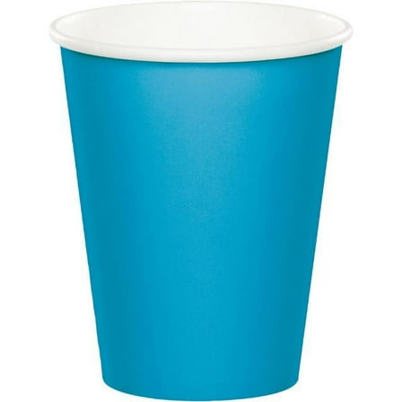 Touch of Color Hot/Cold Cups, 9 Oz, Turquoise, 24 Ct